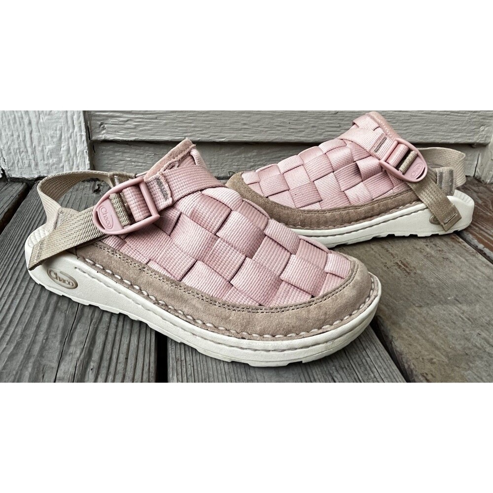 Chaco Canyon Woven Women’s 7 Clog Shoes - Pink
